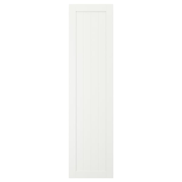 GULLABERG Porte avec charnières, blanc, 50x195 cm