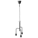 HADDEBO Set suspension triple, noir