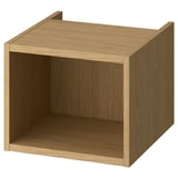 HAGAÅN Rangement ouvert, motif chêne, 40x48x33 cm