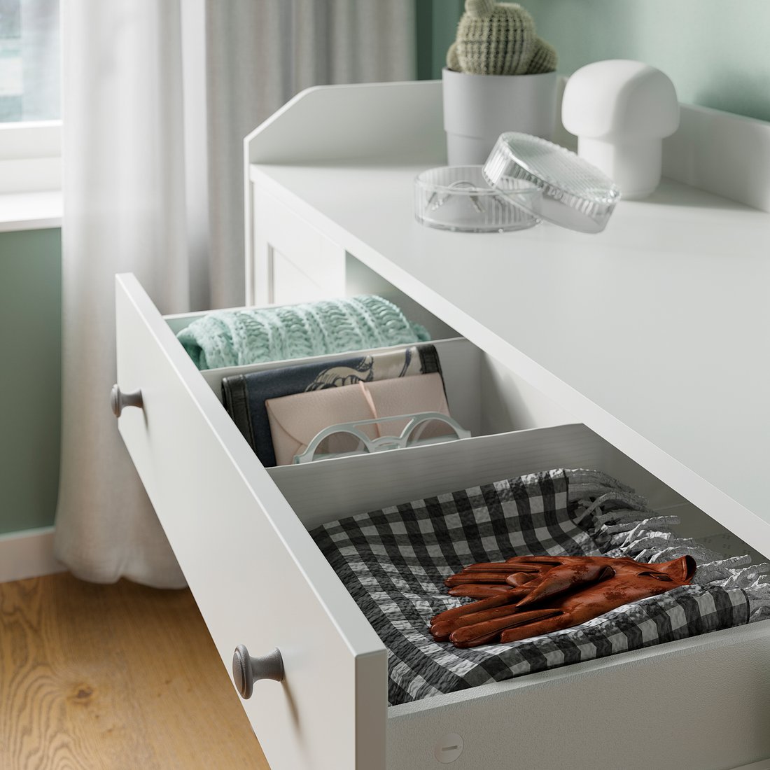 HAUGA Buffet - blanc - IKEA Suisse