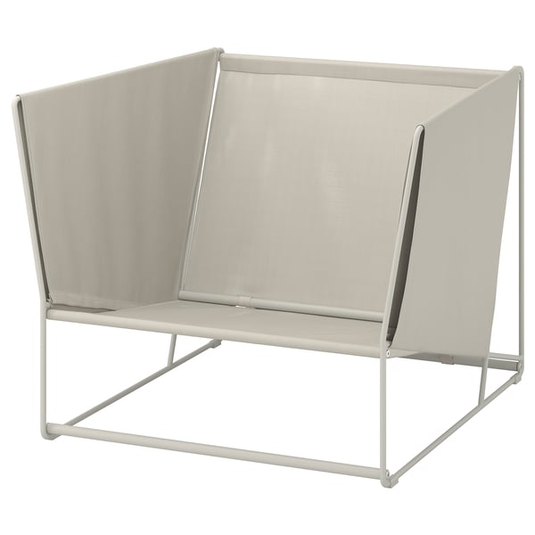 HAVSTEN Fauteuil, extérieur, beige