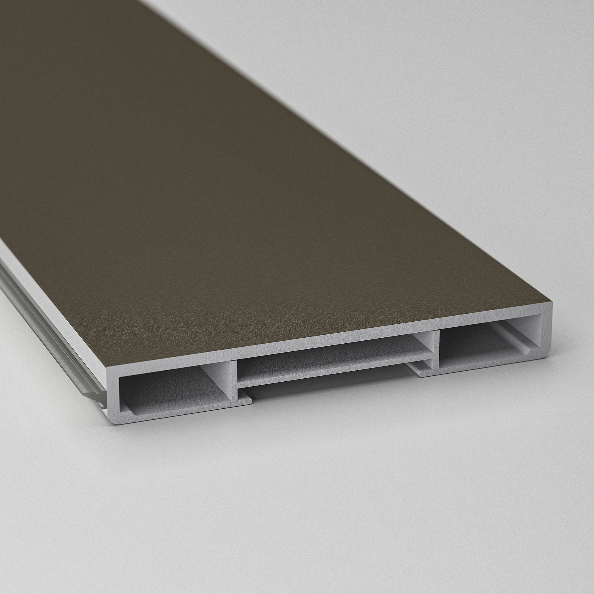 HAVSTORP Plinthe, brun-beige, 220x8 cm