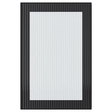 HEJSTA Porte vitrée, anthracite/verre cannelé, 40x60 cm