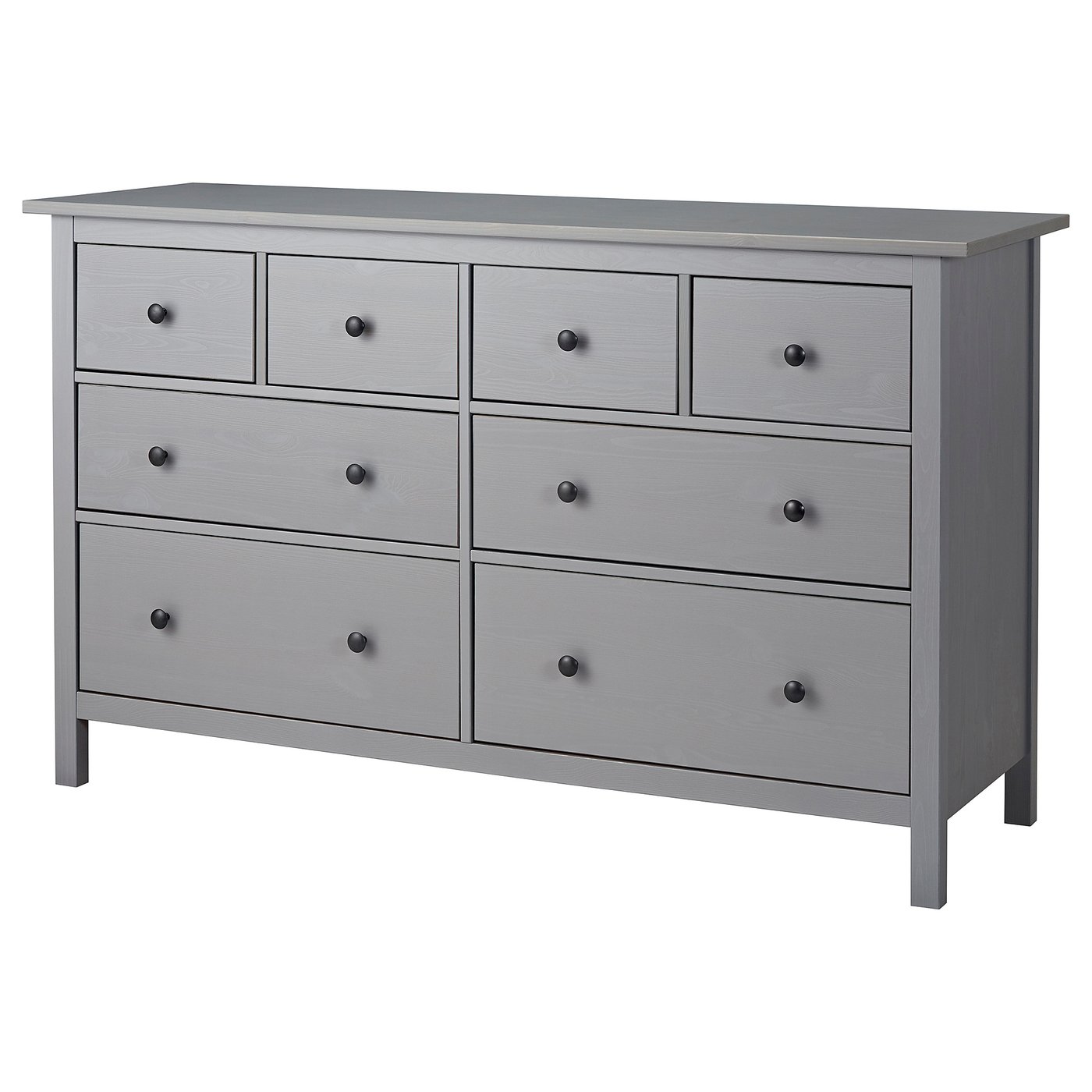HEMNES Commode 8 tiroirs gris teinté IKEA Suisse