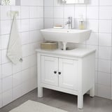 HEMNES Élément bas lavabo 2 portes, blanc, 60x38x63 cm