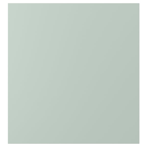 HJORTVIKEN Porte, gris-vert pâle, 60x64 cm