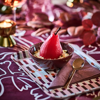 HÖSTAGILLE Plateau, multicolore, 20x28 cm
