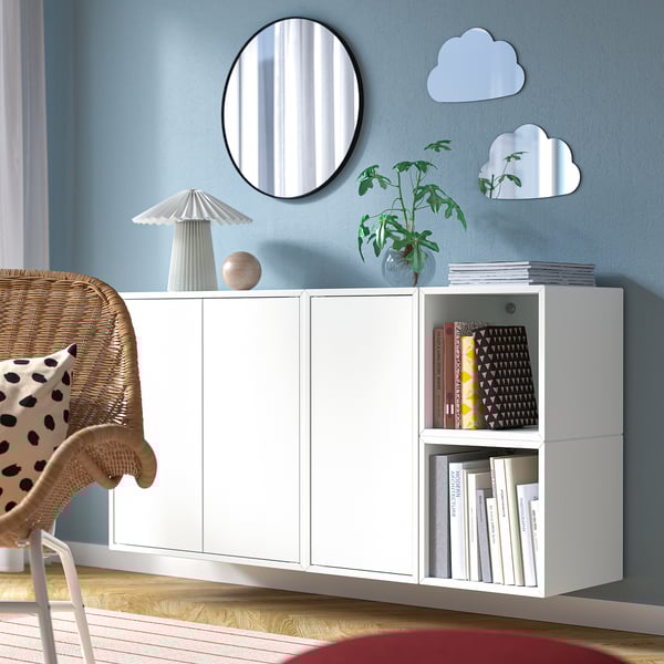 HOLMÖARNA Miroir, forme de nuage, 30x18 cm