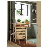 HORNVALLMO Store plissé, blanc/de haut en bas de bas en haut, 60x130 cm