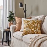 IDALINNEA Housse de coussin, brun jaune, 50x50 cm