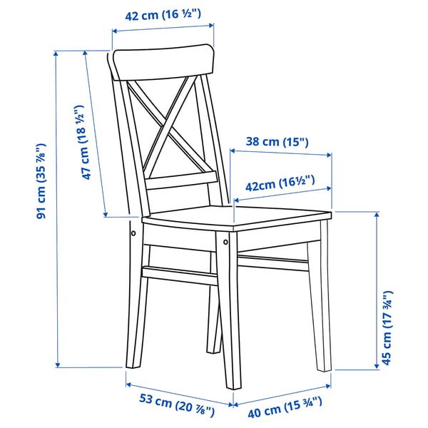 INGATORP / INGOLF Table et 4 chaises, noir/brun noir, 155/215 cm