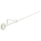 IRJA Set tringle à rideaux, blanc, 140 cm