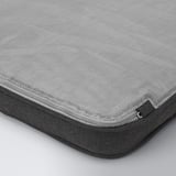 JÄRPÖN/DUVHOLMEN Coussin de chaise, extérieur, anthracite, 50x50 cm
