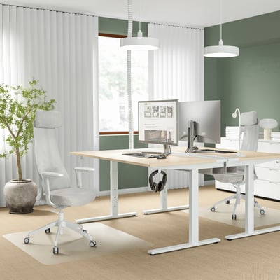 JÄRVFJÄLLET Chaise de bureau av accoudoirs, Gunnared beige