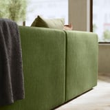 JÄTTEBO Canapé modulable 4,5 places, Samsala vert-jaune foncé