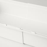 KACKLA Rangement extensible, blanc, 25-38x19 cm