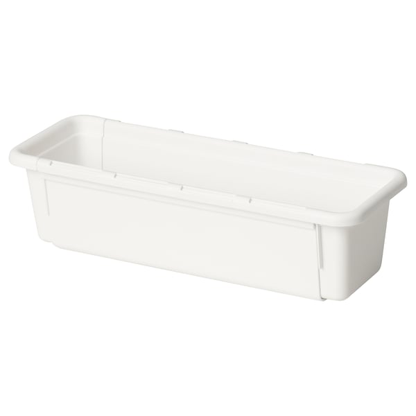 KACKLA Rangement extensible, blanc, 25-38x9 cm