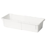 KACKLA Rangement extensible, blanc, 18-28x13 cm