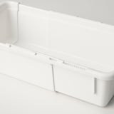 KACKLA Rangement extensible, blanc, 18-28x13 cm