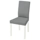 KÄTTIL Chaise, blanc/Knisa gris clair