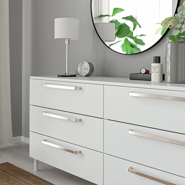 KALERUM Poignée, couleur acier inox, 394 mm