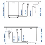 KALLBODA Lave-vaisselle encastrable, IKEA 700, 60 cm