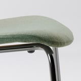 KARLPETTER Chaise, Gunnared vert clair/Sefast chromé