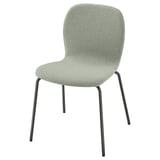 KARLPETTER Chaise, Gunnared vert clair/Sefast noir