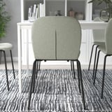 KARLPETTER Chaise, Gunnared vert clair/Sefast noir