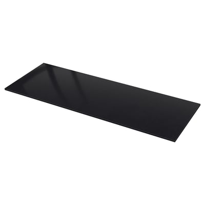 KASKER Plan de travail sur mesure, noir motif pierre/quartz, 1 m²x2.0 cm