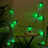KASTTÅG Guirlande lumineuse à LED 24 amp, noir/extérieur