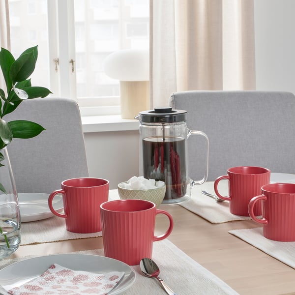 KEJSERLIG Mug, rose foncé, 30 cl
