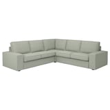 KIVIK Canapé d'angle, 4 places, Gunnared vert clair