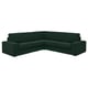 KIVIK Canapé d'angle, 4 places, Tallmyra vert foncé