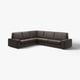 KIVIK Canapé d'angle, 5 places, Grann/Bomstad brun foncé
