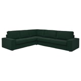 KIVIK Canapé d'angle, 5 places, Tallmyra vert foncé