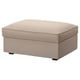 KIVIK Housse pr repose-pieds av rgt, Tallmyra beige
