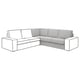 KIVIK Module d'angle, Tallmyra blanc/noir