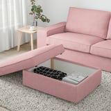 KIVIK Repose-pieds av rangement, Gunnared brun-rose clair
