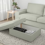 KIVIK Repose-pieds av rangement, Gunnared vert clair