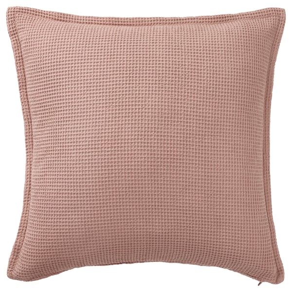 KLOTSTARR Housse de coussin, rose pâle, 50x50 cm