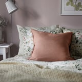 KLOTSTARR Housse de coussin, rose pâle, 50x50 cm
