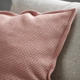 KLOTSTARR Housse de coussin, rose pâle, 50x50 cm