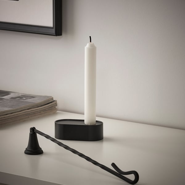 KÖRSBÄRSTRÄD Éteignoir, noir, 33 cm