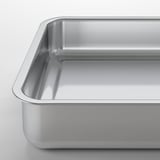 KONCIS Plat à four, acier inoxydable, 34x24 cm