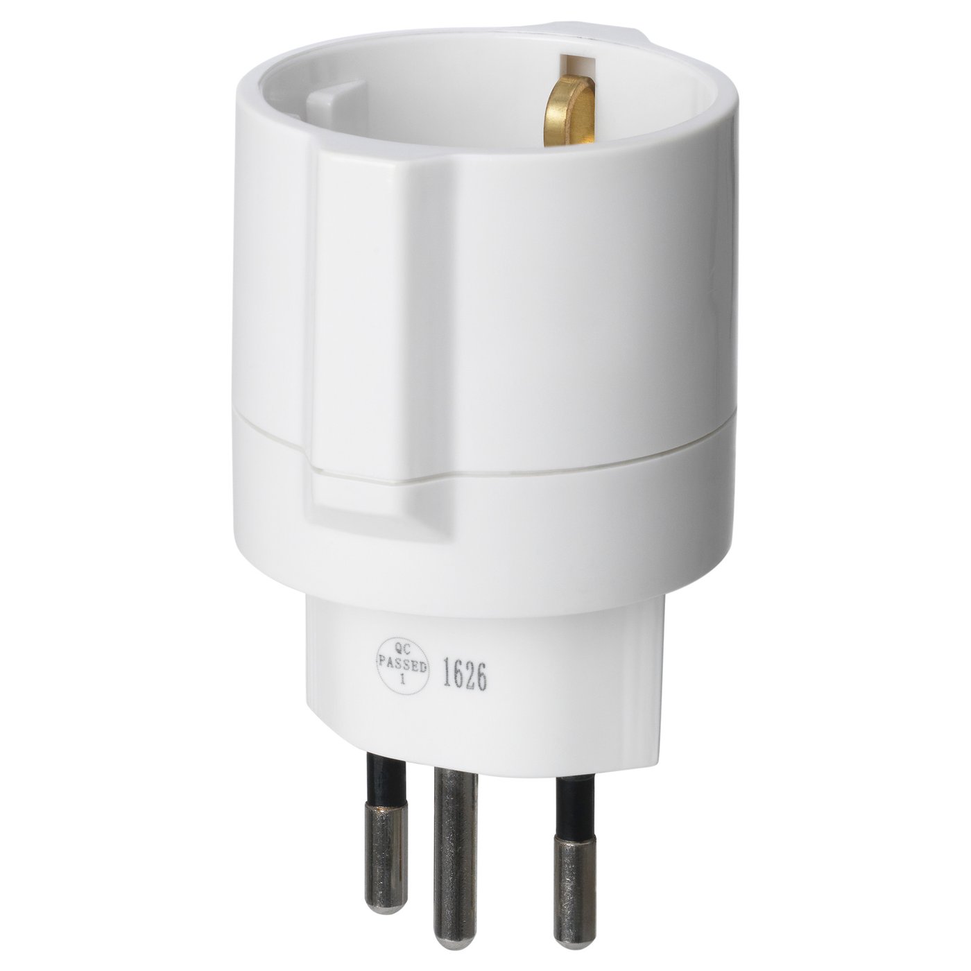 Adaptateur Kopp Euro (design plat), blanc arctique