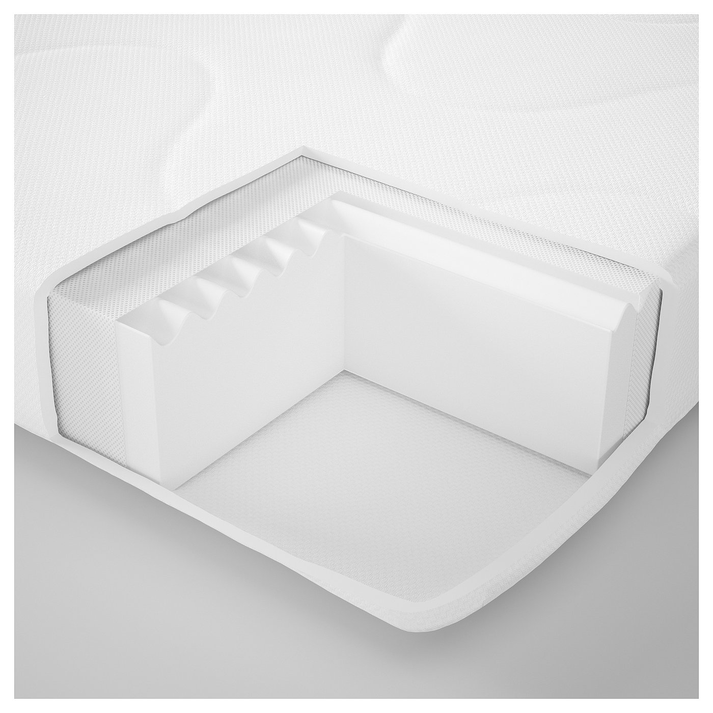 Matelas Bébé En Mousse 70 X 130 Cm – Housse Zip Amovible, Hypoallergénique – Pour Lit Bébé 6 Mois à 3 Ans