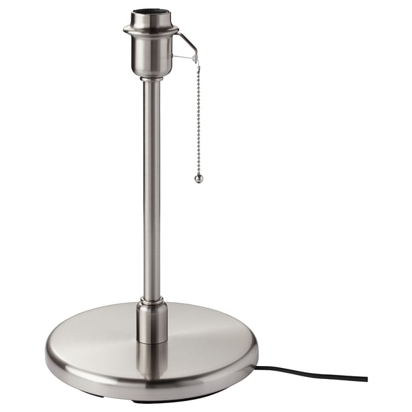 KRYSSMAST Pied de lampe de table, nickelé