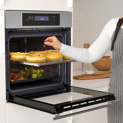 KULINARISK Four air pulsé fonction pyrolyse, IKEA 700 acier inoxydable
