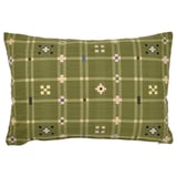 KUSTGRAN Housse de coussin, jaune vert, 40x58 cm